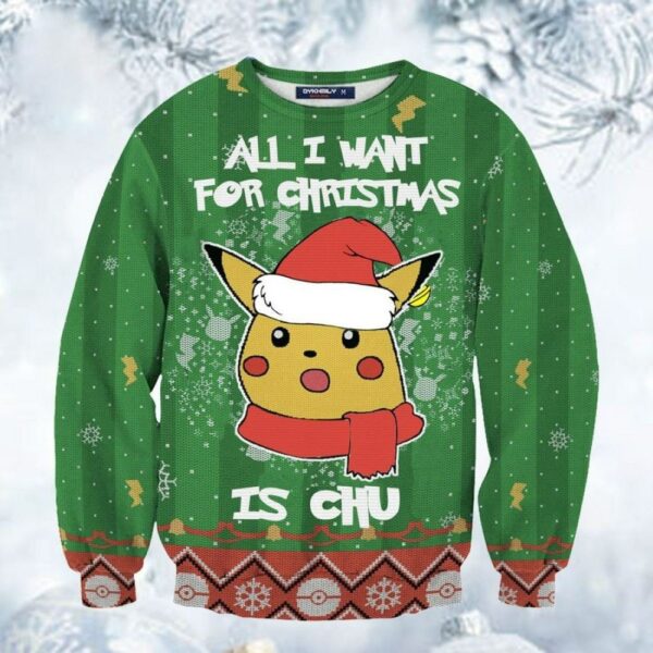 pikachu pokemon ugly christmas sweater 2022 1 bpqhlz