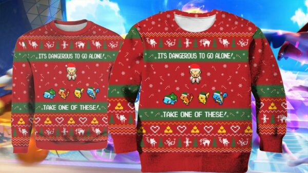 pokemon zelda christmas ugly sweater sweatshirt for kids men women 1 rtd8zn