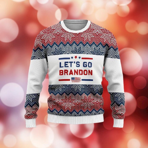 premium let s go brandon christmas ugly sweaters gift for family 1 ss9kp6