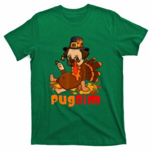 pumpkin pug pugrim thanksgiving t shirt 3 hvshvf