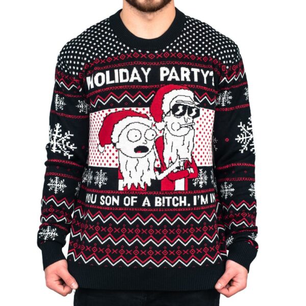 rick and morty son ugly christmas sweater 1 cswjvm