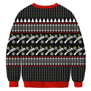 rick sanchez woolen ugly christmas sweater 3 jki58l
