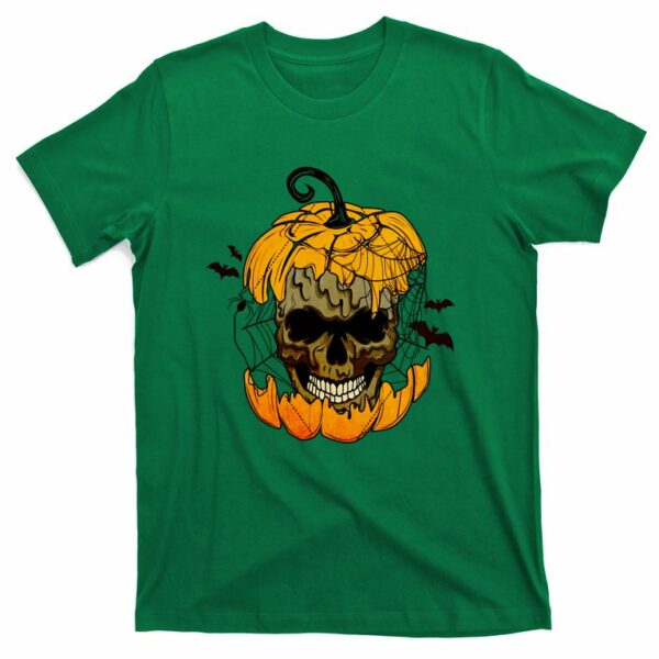 spooky pumpkin skull zombie happy halloween t shirt 2 gve9zl