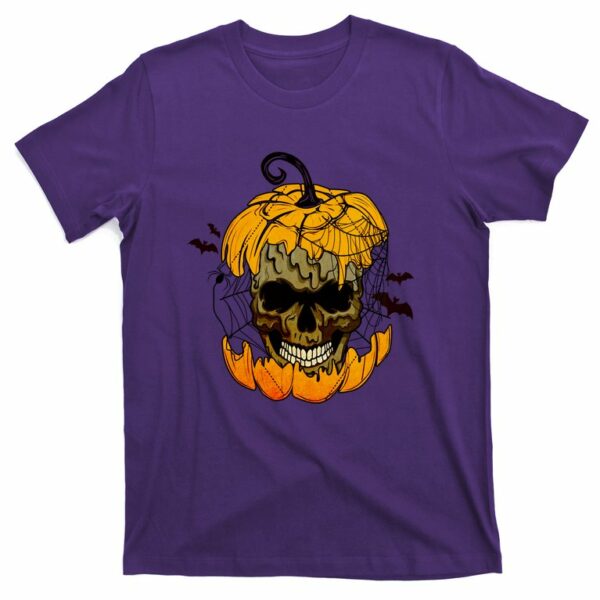 spooky pumpkin skull zombie happy halloween t shirt 4 hfuyej