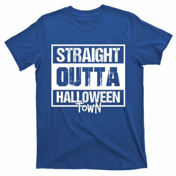straight outta halloween town t shirt 3 qo48sr
