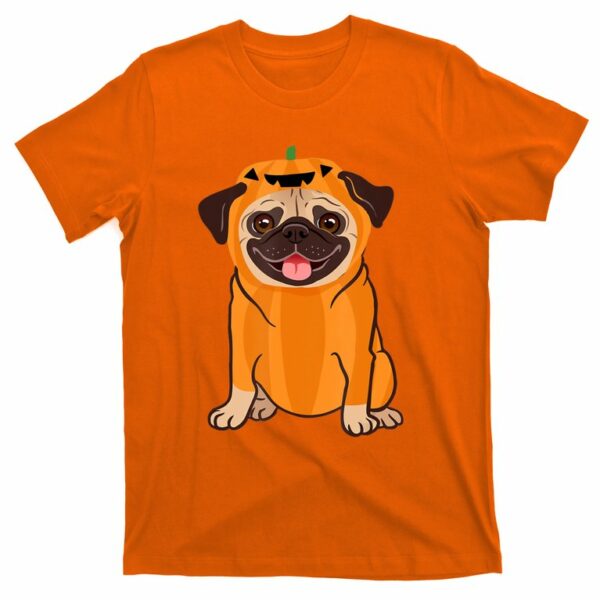 thanksgiving pumpkin pug dog halloween t shirt 5 lfelsa
