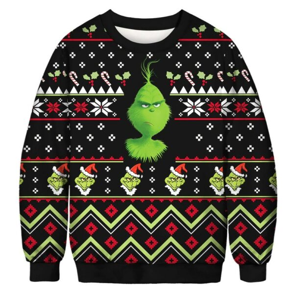 the grinch woolen ugly christmas sweater 2 ff0qql
