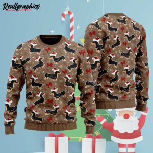 all i want for christmas is a dachshund ugly christmas sweater fcwznq