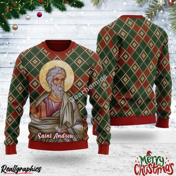 andrew the apostle all over print ugly sweatshirt sweater 1 e7qb2a
