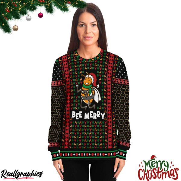 bee merry ugly christmas sweater 3 etfdys