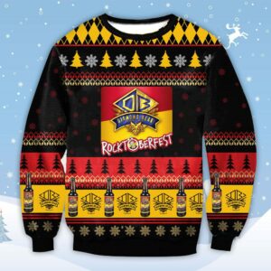 diamond bear rocktoberfest ugly christmas sweater T43Md
