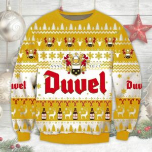 duvel ugly christmas sweater BDElU