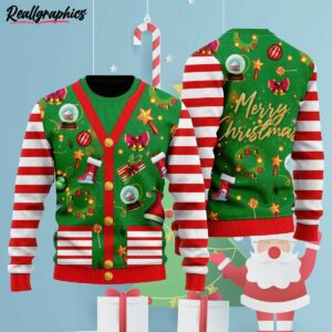 funny christmas cardigan style ugly christmas sweater vdvc91