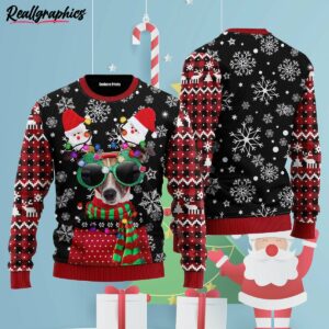 funny christmas dog ugly christmas sweater m1d8ir