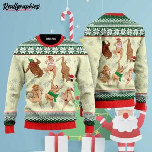funny sexy man dance christmas ugly christmas sweater ayv0zq