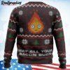 ghibli may all your bacon burn ugly christmas sweater 2 hefsf