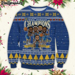 golden state warrior nba finnals champions ugly christmas sweater yuqPH