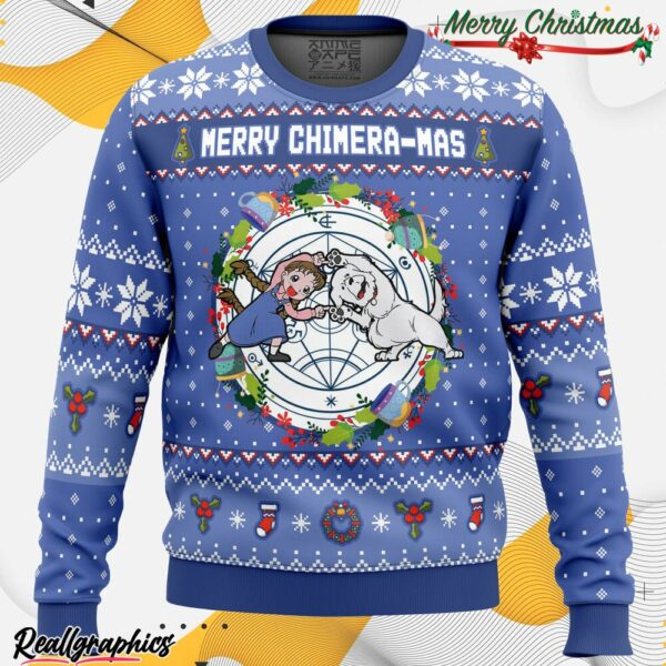 merry chimera mas fullmetal alchemist christmas sweater 1 iuv2f6