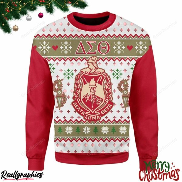 merry christmas delta sigma theta christmas all over print ugly sweatshirt sweater 1 x3fped