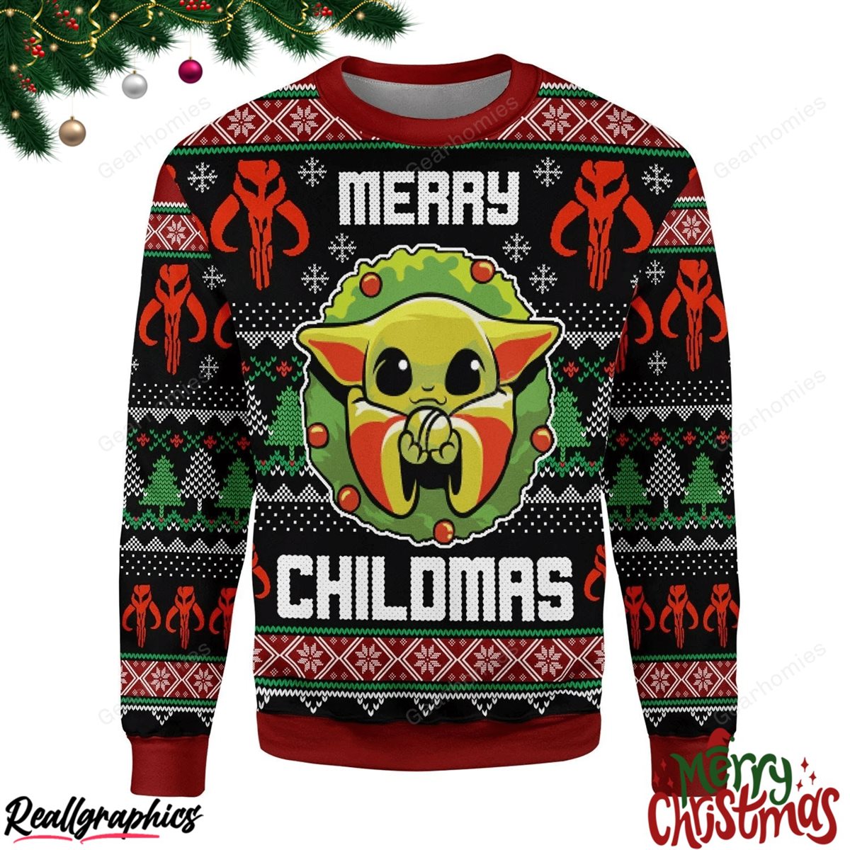 Merry Christmas Merry Chilmas All Over Print Ugly Sweatshirt, Sweater