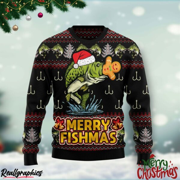 merry fishmas ugly sweatshirt sweater 1 w4cuuo