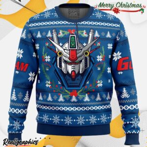 mobile suit rx 78 gundam ugly christmas sweater 1 pioiwt