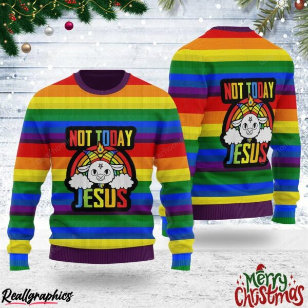 not today jesus all over print ugly sweatshirt sweater 1 ycvirc