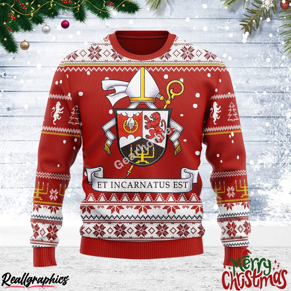 Order Of Saint Benedict Christmas Ugly Sweatshirt - Sweater