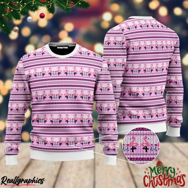 pink flockin in naughty list christmas ugly sweatshirt sweater 2 dflpbi