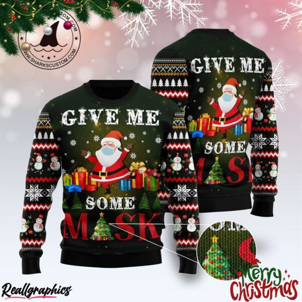 santa give me ugly sweatshirt sweater 3 m06dpf