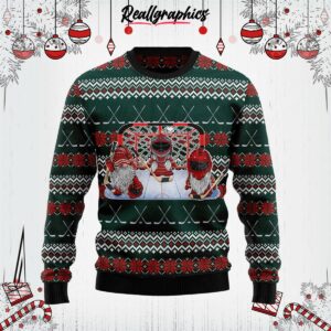 santa hockey ugly christmas sweater ovdcpe