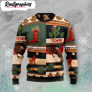 texas christmas ugly christmas sweater gift for christmas 1 fuviki