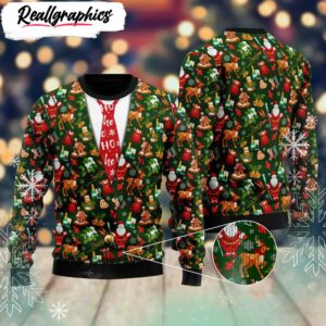 xmas hohoho ugly christmas sweater xmas jumper holiday pullover rb4304 1 k64yzn