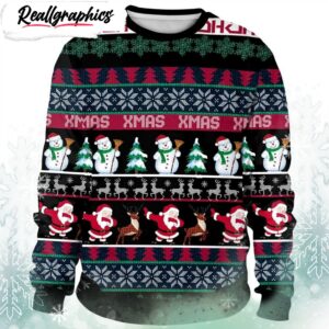 xmas snowman ugly christmas sweater xmas jumper holiday pullover rb8426 1 vozynn