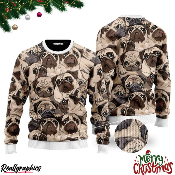 yappy holidays puppy dog christmas ugly sweatshirt sweater 1 iojv29