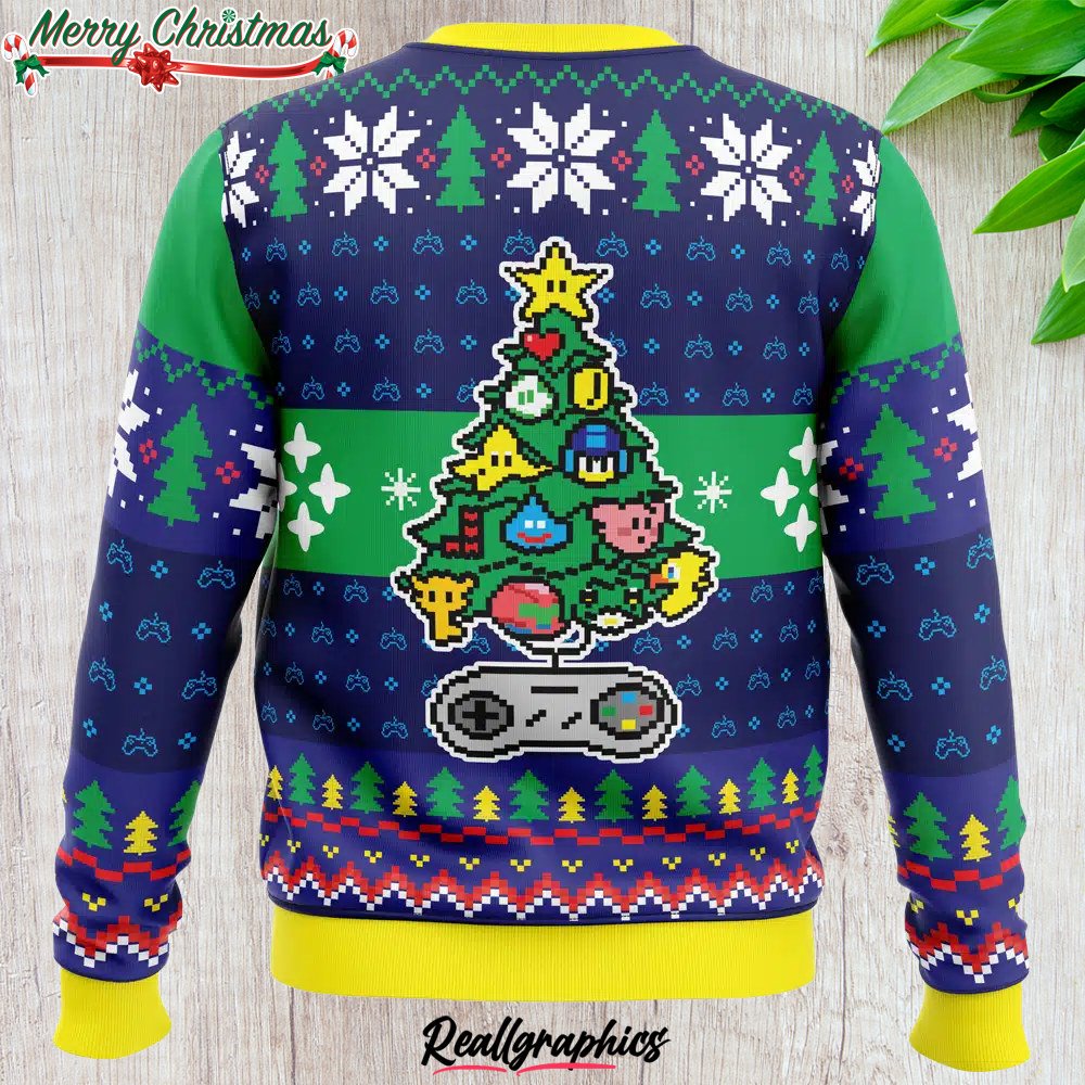 a classic gamer christmas ugly christmas sweater 1 hqfls5
