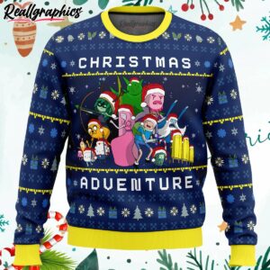 adventure time christmas quest ugly christmas sweater LCaen