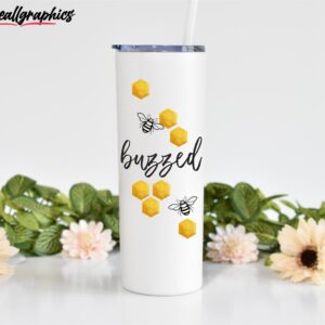 buzzed bee cup drunk cup drinking gift buzzed cup skinny tumbler h7hfr6