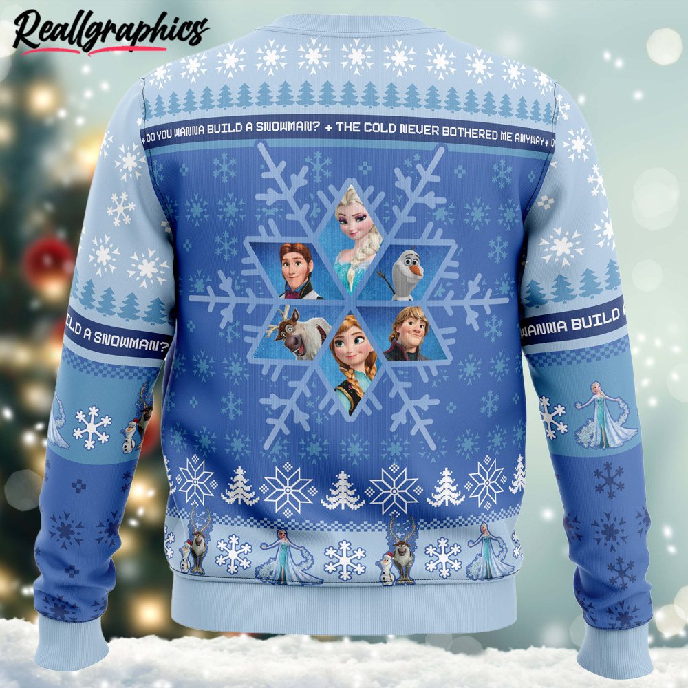 Christmas Frozen Disney Ugly Christmas Sweater - Reallgraphics