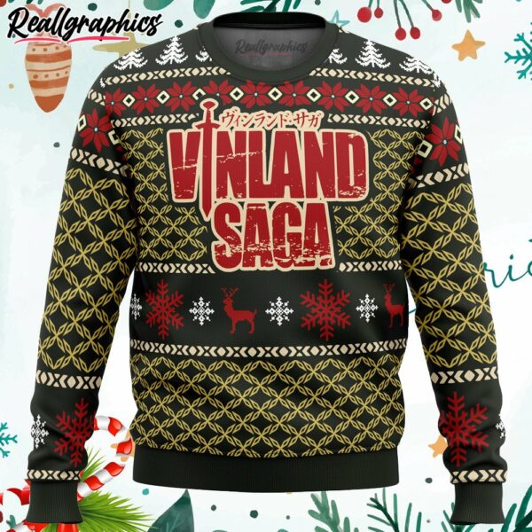 epic christmas vinland saga christmas sweater jmqdg