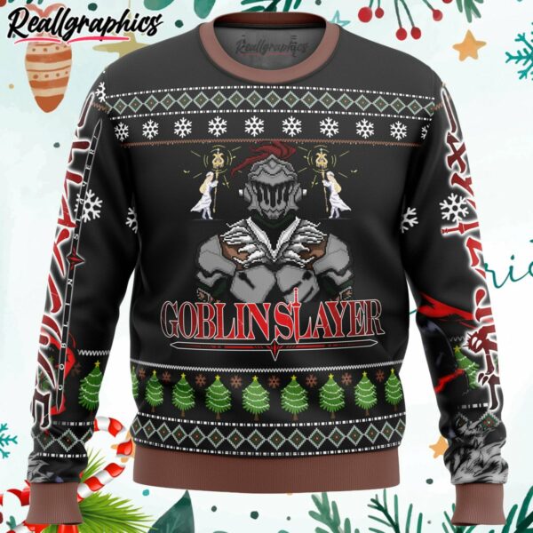 goblin slayer 2 ugly christmas sweater gmyrk