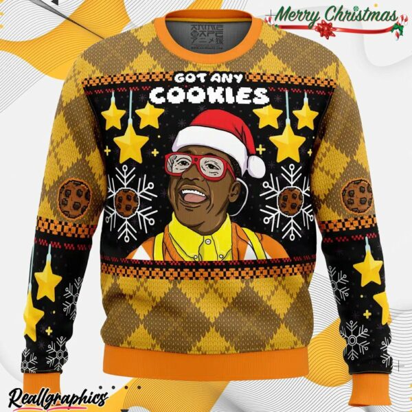 got any cookies steve urkel ugly christmas sweater xfekx4