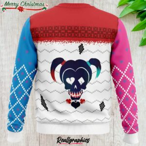 harley quinn suicide squad ugly christmas sweater 1 yihaxj