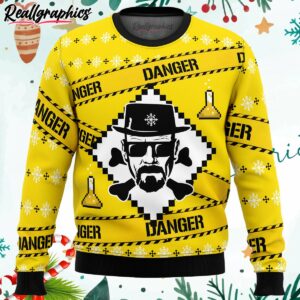 heisenberg breaking bad christmas ugly christmas sweater hoptu