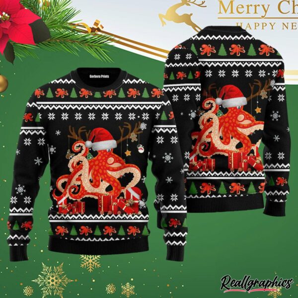 merry octomas ugly christmas sweater kbwy8d
