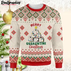 merry quarantine ugly christmas sweater ffk2xx