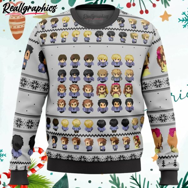 ouran high school host club sprites ugly christmas sweater psdyp