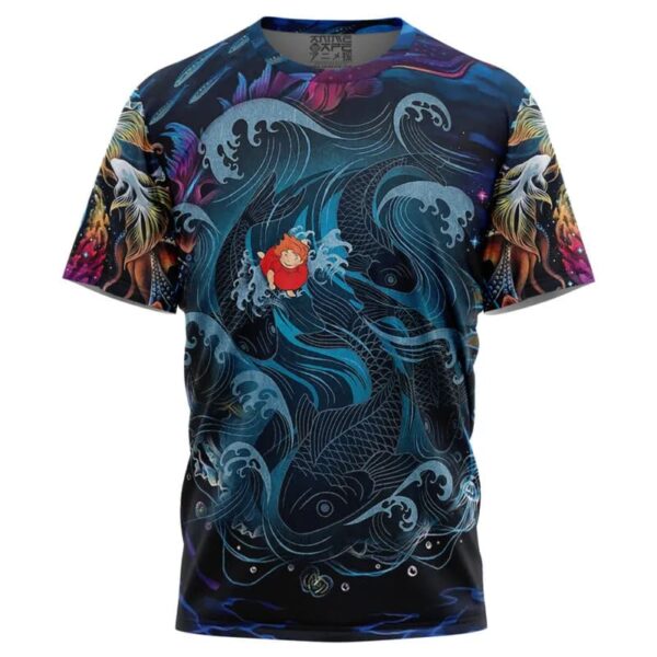sea creatures ponyo studio ghibli t shirt 3 uo7sqh
