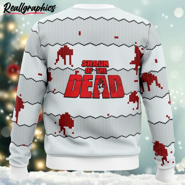 shaun of the dead ugly christmas sweater 4 qcnko