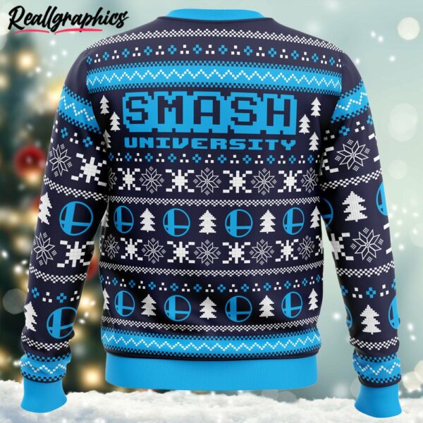 smash university super smash bros ugly christmas sweater 2 bbzqk
